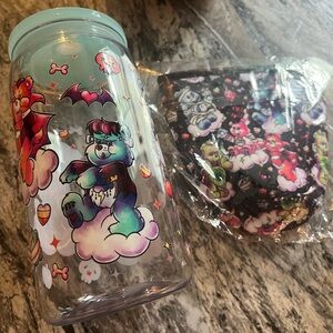 Scare bears cup and sleeve